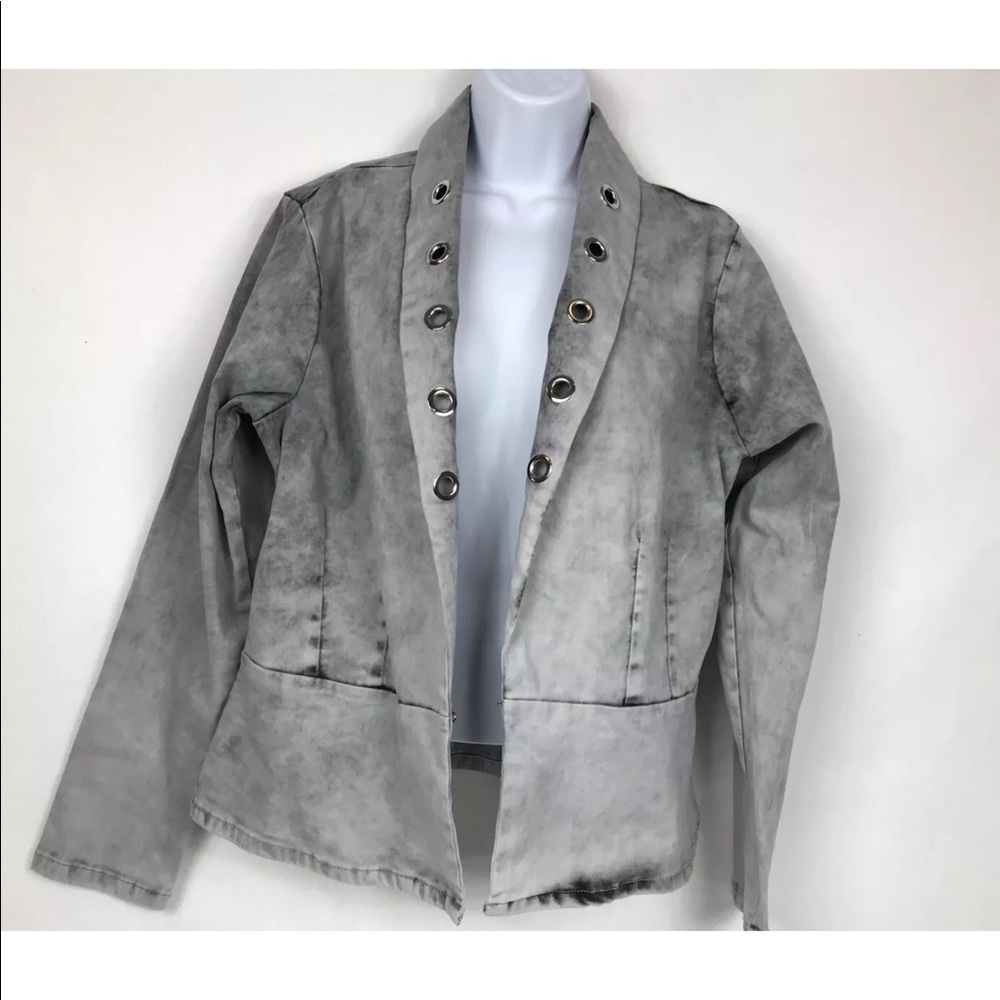NEW Ashley Stewart Jacket Grommets Detail SZ 14/16 - Picture 4 of 4